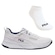 Kit Tênis Masculino Fila Precision + Meia BRANCO/AZUL ESC