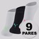 Kit 9 Pares de Meia Puma Sapatilha Invisivel Feminina SORTIDA