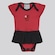 Body Vestido Flamengo Infantil VERMELHO