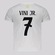 Camisa Real Madrid Soft 7 Vini Jr Infantil BRANCO