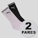 Kit 2 Pares de Meia Puma Cano Longo 2 Pares Unissex BRANCO