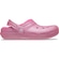 Sandália Crocs Classic Lined Glitter Clog K Pink Tweed Infantil ROSA