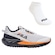 Kit Tênis Masculino Fila Diffusion + Meia CINZA/LARANJA