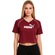 Blusa Cropped Puma Ess Relaxed Football Ruby Shimmer Feminina VERMELHO