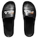 Chinelo Fila Sleek Slide Masculino PRETO/CINZA