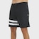 Bermuda Hurley Phantom Block Party 18" Masculina PRETO