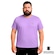 Camiseta Diadora Small Logo Plus Size Masculina ROXO