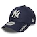 Boné Adulto New Era 9FORTY New York Yankees Visor Script AZUL ESCURO