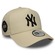 Boné Adulto New Era 9FORTY A-Frame New York Yankees MLB Patch BEGE