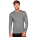 Camiseta UV Térmica Slim Fitness Esportes Básica Masculina CINZA