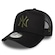 Boné Adulto New Era 9FORTY A-Frame Trucker New York Yankees PRETO