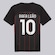 Camisa Milan Pré-Jogo 2025 Puma 10 Rafa Leão Masculina PRETO