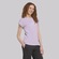 Camiseta adidas SJ Logo Linear Feminina ROXO