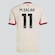 Camisa Liverpool Away 2026 adidas 11 M.Salah Masculina BRANCO