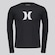 Camiseta Hurley Icon I Manga Longa Masculina PRETO