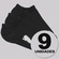 Kit 9 Pares de Meia Puma Sapatilha Infantil PRETO