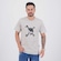 Camiseta Oakley Skull Heritage Logo Masculina CINZA