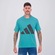 Camiseta adidas Essentials II Logo Verde Masculina VERDE