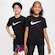 Camiseta Nike Dri-FIT Legend Swoosh Infantil PRETO/BRANCO