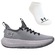 Tênis Masculino Under Armour Hooper + 1 Par de Meia CINZA CLA/PRATA