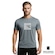 Camiseta Diadora Big Logo Geométrico Masculina CINZA