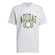 Camiseta adidas Gráfica Varsity Crest Masculina CINZA/VERDE
