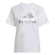 Camiseta adidas Gráfica Holliday Feminina BRANCO/PRATA