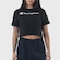Blusa Cropped Champion Classic Script Feminina PRETO