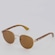 Óculos de Sol Hang Loose Round MARROM