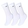 Meia Lacoste Core Active Performance 43 ao 46 - Pack com 3 Pares - Adulto BRANCO