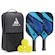 Kit Pickleball Joola Ben Johns Blue Lightning com 2 Raquetes + 4 Bolas + 1 Bolsa AZUL