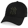 Boné Adulto New Era 9forty MLB New York Yankees Aba Curva PRETO