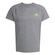 Camiseta adidas Gym Masculina CINZA/BRANCO