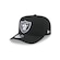Boné New Era 9Fifty A-Frame Snapback Las Vegas Raiders NFL Masculino PRETO
