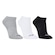 Kit 3 Pares de Meia Cano Curto Mizuno Unissex CINZA/BRANCO