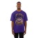 Camiseta New Era Oversize Los Angeles Lakers NBA Masculina ROXO