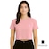 Camiseta Cropped Diadora Small Logo Uno Feminina ROSA