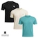 Kit 3 Camisetas Diadora Small Logo Masculina PRETO