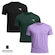 Kit 3 Camisetas Diadora Small Logo Masculina LILAS