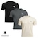 Kit 3 Camisetas Diadora Small Logo Masculina PRETO