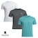 Kit 3 Camisetas Diadora Small Logo Masculina BRANCO