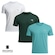 Kit 3 Camisetas Diadora Small Logo Masculina BRANCO