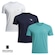 Kit 3 Camisetas Diadora Small Logo Masculina BRANCO