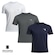 Kit 3 Camisetas Diadora Small Logo Masculina BRANCO