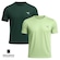Kit 2 Camisetas Diadora Small Logo Masculina VERDE