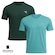 Kit 2 Camisetas Diadora Small Logo Masculina VERDE