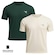 Kit 2 Camisetas Diadora Small Logo Masculina VERDE