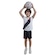 Kit Jogo do Vasco Braziline Mini Craque Infantil BRANCO/PRETO