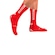 Meia de Futebol Prosocks Ultragrip Adulto VERMELHO/BRANCO