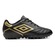 Chuteira Society Infantil Umbro Manchester Jr PRETO/OURO